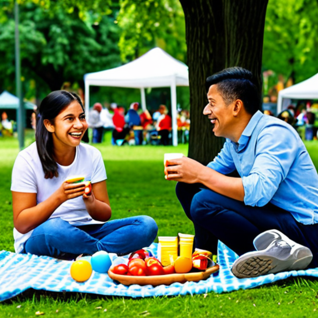 **

"A community event in a park, with families enjoying various activities, such as playing games and eating together, fully clothed, appropriate attire, safe for work, perfect anatomy, natural proportions, bright and cheerful atmosphere, professional photography, high quality, modest clothing, family-friendly."

**