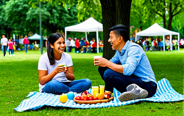 **

"A community event in a park, with families enjoying various activities, such as playing games and eating together, fully clothed, appropriate attire, safe for work, perfect anatomy, natural proportions, bright and cheerful atmosphere, professional photography, high quality, modest clothing, family-friendly."

**