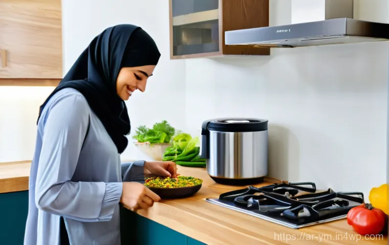 커뮤니티 식사에서의 친환경 요소 적용 방법 - **Subject:** A vibrant and bustling open-air local Arab souk (market) brimming with an abundance of ...